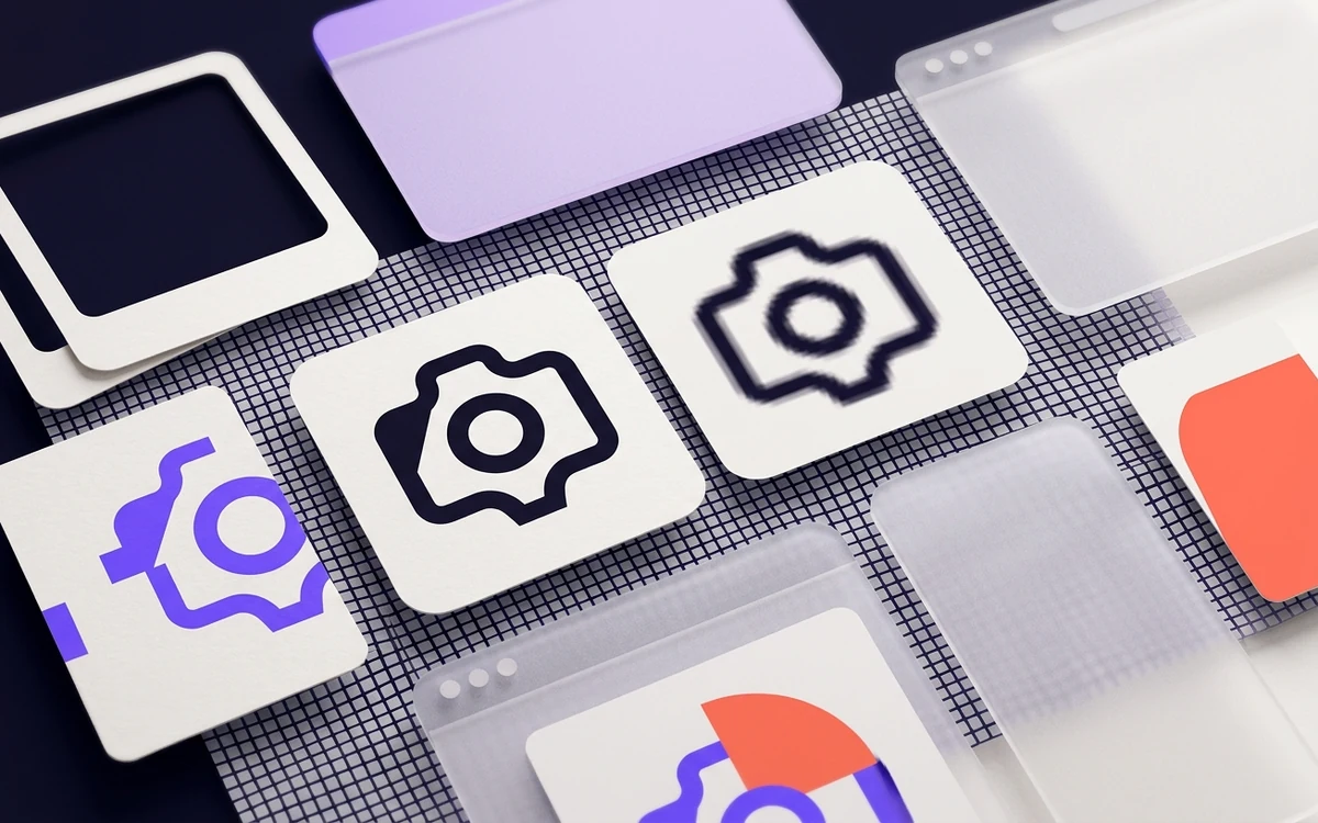 A crisp and a blurry version of the same icon on a dense screen