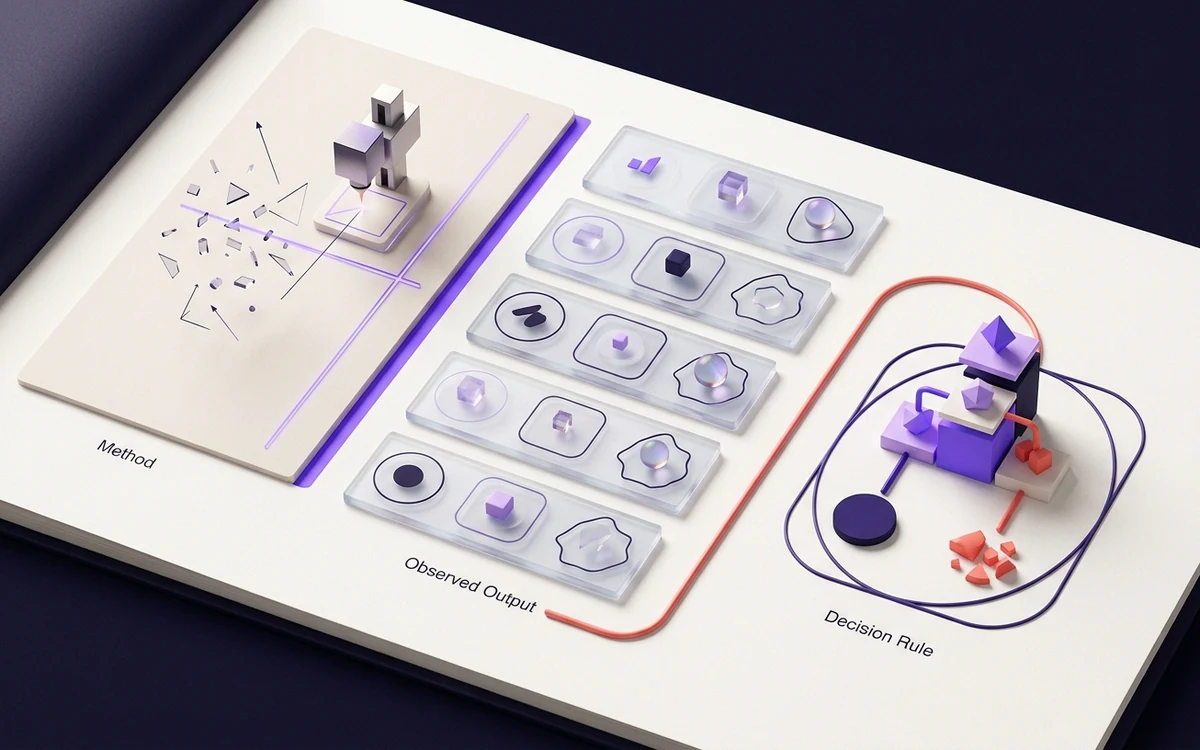 Abstract editorial illustration for Case Study: A Transparent Mark Inside a Maskable Icon