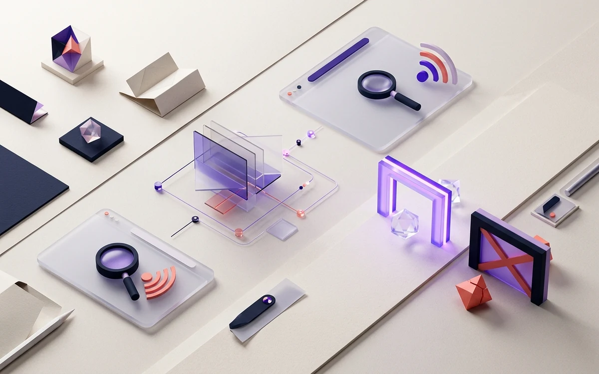 Abstract editorial illustration for Production Favicon Checklist: 15 Pre-Launch Tests