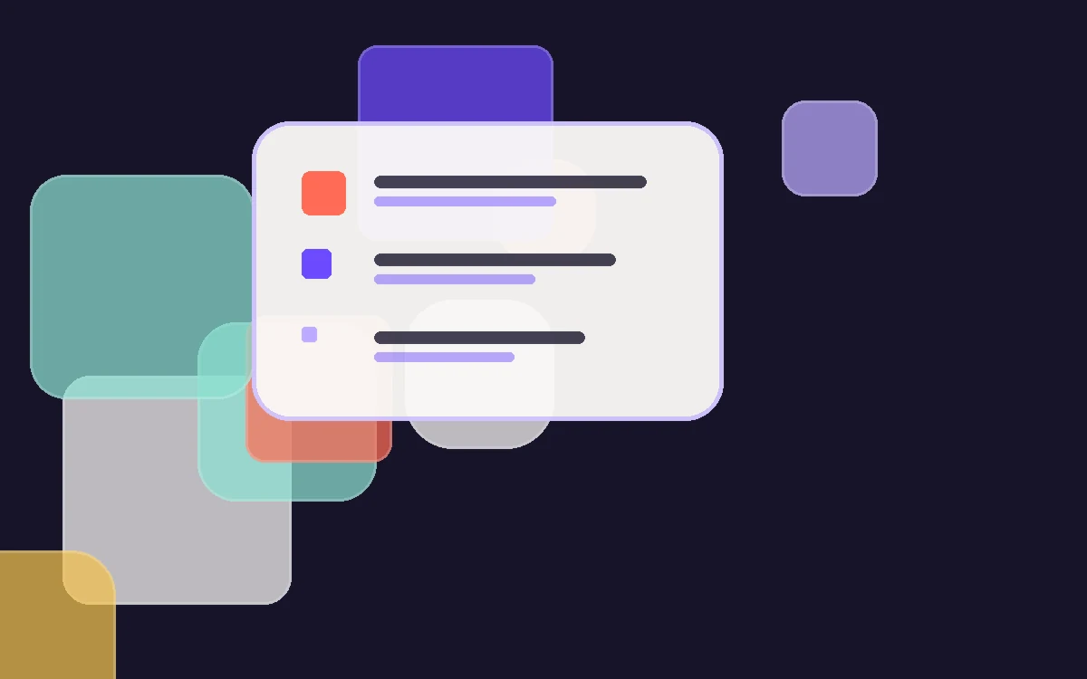 Abstract editorial illustration for Favicon History: From IE5 to Modern Browser Support