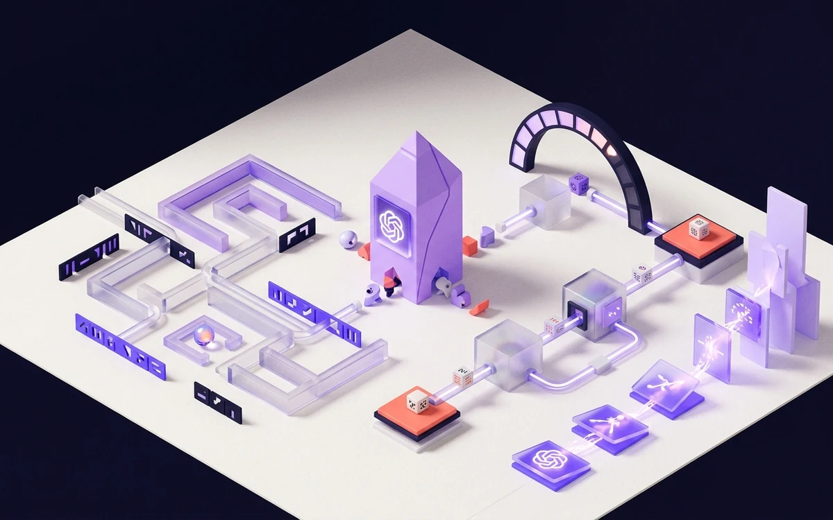 Abstract editorial illustration for GitHub Pages Favicons: Base Paths and Deployment